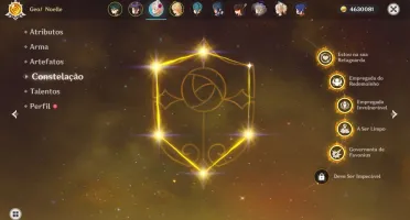 Conta Genshin Impact, AR 37, Xiao, Mona C1