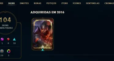 Conta lol 104 SKINS (ANNIE HEXTEC INCLUSO) 10 RUNAS OURO II