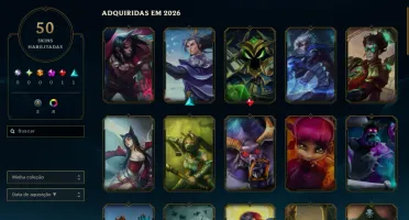 [Entrega Automática] Lol Prata, 50 Skin, SkinLendária,45K Ea