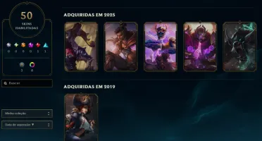 [Entrega Automática] Lol Prata, 50 Skin, SkinLendária,45K Ea