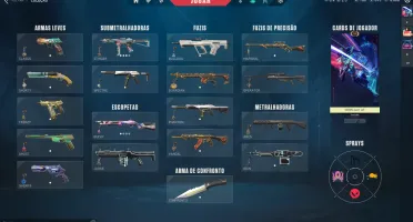 Conta valorant Passe 1 e 3