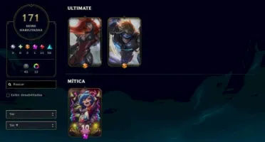 Conta Lol Full Acesso - Maior Elo Diamante - 171 Skins - Ent
