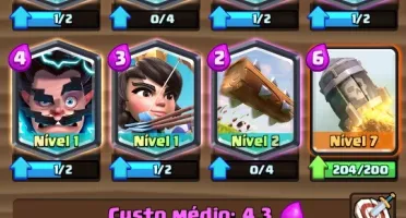 Conta 2em1 CV10 Clash of clans + Clash Royale barato