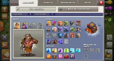 Conta Clash Of Clans - C10 semifull - 1k600 gemas