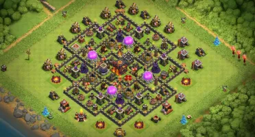 Conta Clash Of Clans - C10 semifull - 1k600 gemas