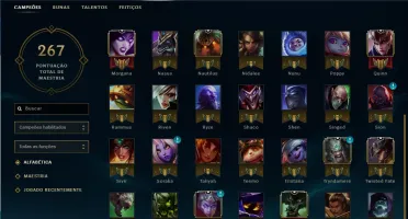 Conta Prata V (49 champs e 7 skins)