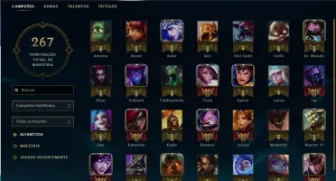 Conta Prata V (49 champs e 7 skins)