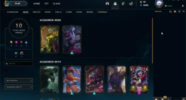 Conta Diamante 4 | 46 Campeões | 11 Skins | 57% WR