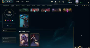 Conta Diamante 4 | 46 Campeões | 11 Skins | 57% WR