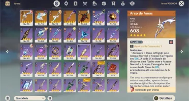 AR 55 + 8 PERSONAGENS 5 ESTRELAS + 5 ARMAS 5 ESTRELAS