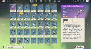 GENSHIN IMPACT - AR7 - VENTI COM ARMA 4*