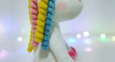 Unicórnio Amigurumi
