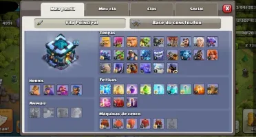 Centro de vila CV 13 Full Clash of clans