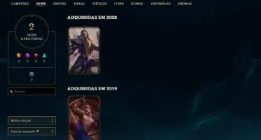 Conta de Lol Smurf Level 44