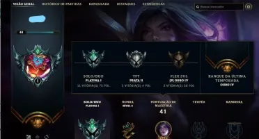 Conta de Lol Smurf Level 44