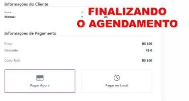 Script de Agendamento Online SAAS