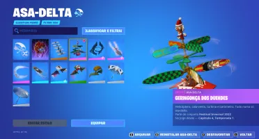 conta fortnite com algumas skins