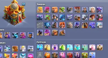 Conta Clash of Clans Cv16 quase full