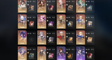 Conta End Game Honkai /Todos os Boneco Colab com Cone