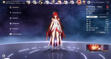Conta End Game Honkai /Quase Todos os Bonecos do jogo 5*