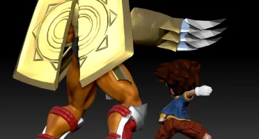 Tai And Wargreymon Stl 3D