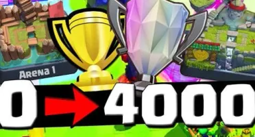 Clash Royale subo seus troféus/arena