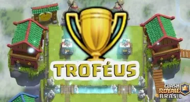 Clash Royale subo seus troféus/arena