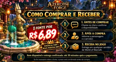 🐉 FONTE DRAGÔNICA DO TEMPLO DE JADE | AZEROTH FORGE