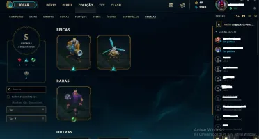 Acc League of Legends PLATINA1