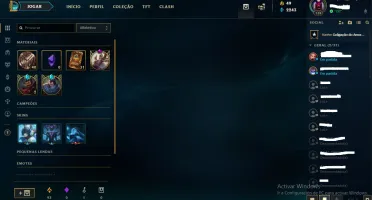 Acc League of Legends PLATINA1