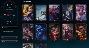 CONTA LOL - LVL 472 - 175 Champions - 153Skins - FULL ACESSO