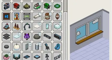 CONTA HABBO DE 2008 , EMBLEMAS RAROS + QUARTO MONTADO