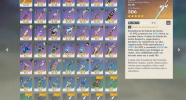 Genshin Impact AR55 - Todos os eventos completos