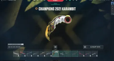 Conta Valorant Pacote Champions 2021 +800 reais em skins
