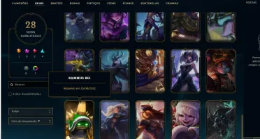 Conta KAYLE JUIZA, RAMMUS REI,MORGANA VITORIOSA ELISE SIVIR