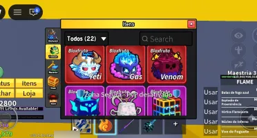 Vendo uma conta de blox fruits parada que deixei de usar