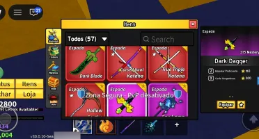 Vendo uma conta de blox fruits parada que deixei de usar