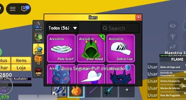 Vendo uma conta de blox fruits parada que deixei de usar