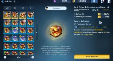 Solo Leveling Arise - 545k Poder + 45 Mil Núcleos