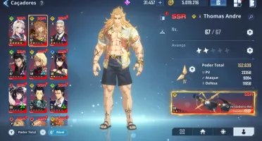 Solo Leveling Arise - 545k Poder + 45 Mil Núcleos