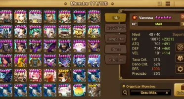 Conta lendária com 5lds, muitos mobs net5. Sem compra de Pac