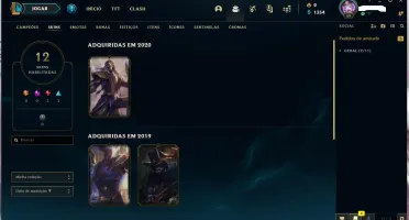 Smurf criada em 2018 (3 Skins Vitoriosas)