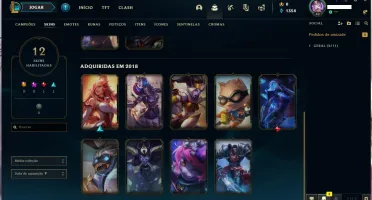 Smurf criada em 2018 (3 Skins Vitoriosas)
