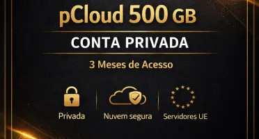 ☁️pCloud 500 GB–Conta Privada–Garantia 30Dias–Trimestral⚡📫
