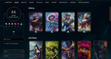 Prata 1 com 60 Champs e 46 Skins ( MAIN SUP )