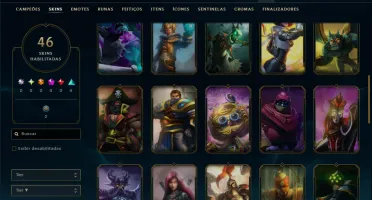 Prata 1 com 60 Champs e 46 Skins ( MAIN SUP )