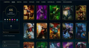 Prata 1 com 60 Champs e 46 Skins ( MAIN SUP )