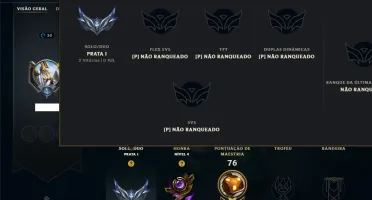 Prata 1 com 60 Champs e 46 Skins ( MAIN SUP )