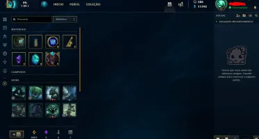 LOL SEASON 3+ TODOS OS CHAMPS +110 SKINS | R$2265.39 GASTOS