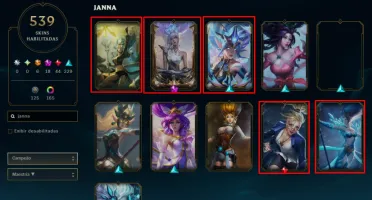 [Conta Mono Sup] Main Sup Maestria Lulu/janna/teemo 500 Skin
